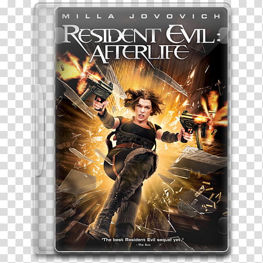 Movie Icon Mega , Resident Evil, Afterlife, Resident Evil Afterlife movie case transparent background PNG clipart