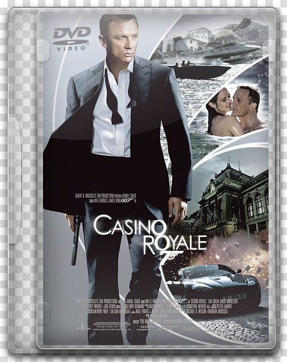 DVD movies icon, casino royal, Casino Royale DVD case transparent background PNG clipart