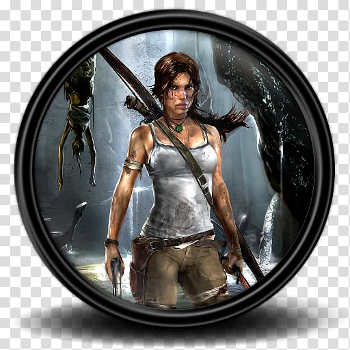 Tomb Raider Game Icon , Tomb Raider_, Tomb Raider Lara Croft transparent background PNG clipart