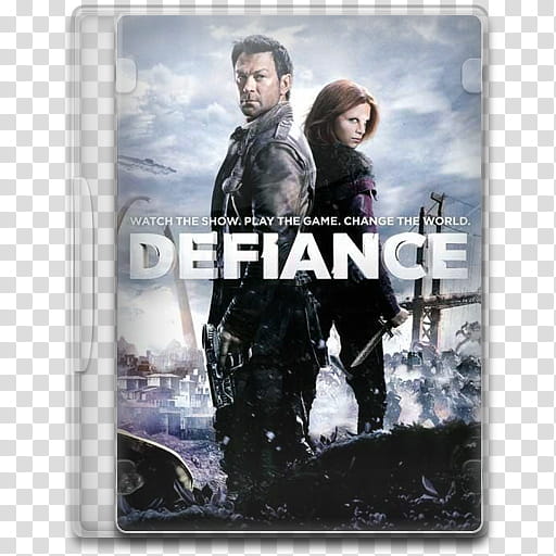 TV Show Icon , Defiance, Defiance DVD case transparent background PNG clipart