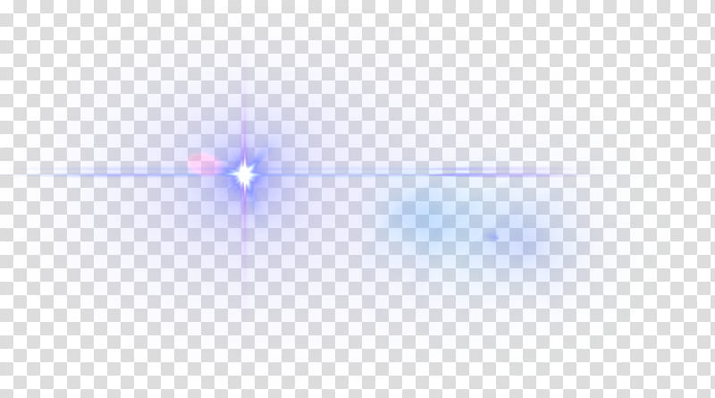 Flash, white light and lens flare transparent on a png background