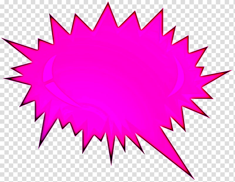 Speech balloon, Explosion, Comic Book, Comics, Bubble, Pink, Magenta, Purple transparent background PNG clipart