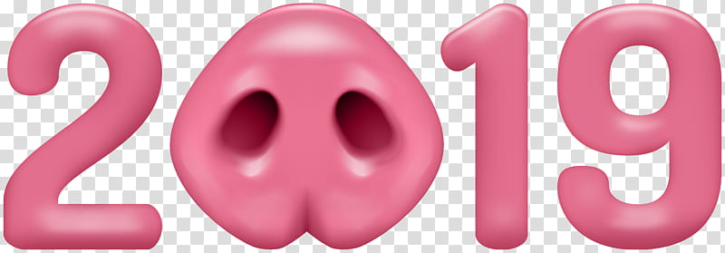 Pig, 2019, Nose, Pink M, Close, Material Property transparent background PNG clipart