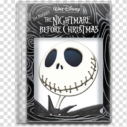 Movie Icon Mega , The Nightmare Before Christmas, Walt Disney The Nightmare Before Christmas movie case transparent background PNG clipart