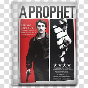 Movie Icon Mega 9, A Prophet, A Prophet DVD case transparent background PNG clipart thumbnail