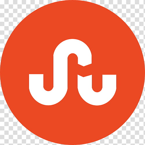 Somacro  DPI Social Media Icons, stumbleupon, orange and white logo transparent background PNG clipart
