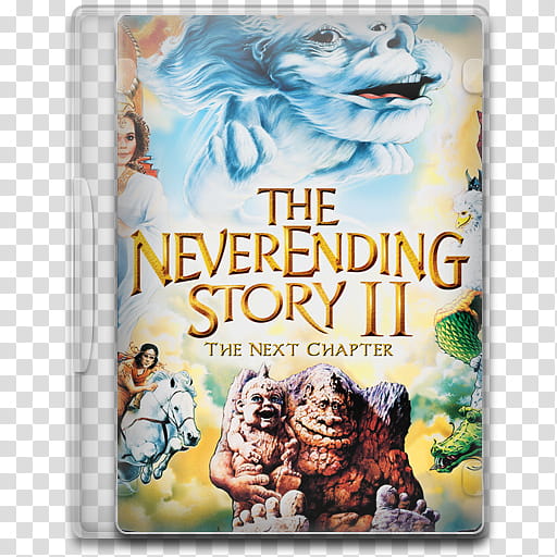 Movie Icon Mega , The Neverending Story II, The Next Chapter, The NeverEnding Story  The Next Chapter DVD case transparent background PNG clipart