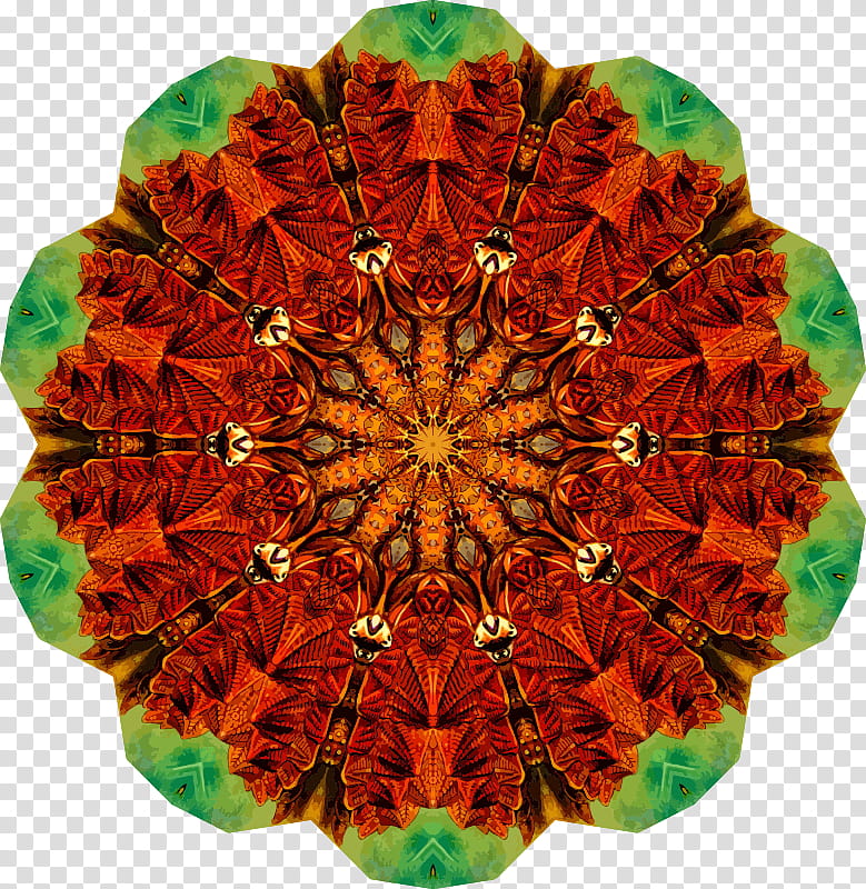Green Leaf, Ornament, Symmetry, Web Design, AquaCarotene Ltd, Yahoo, Orange, Kaleidoscope transparent background PNG clipart