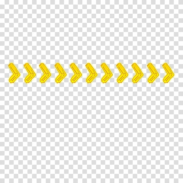 Flechas, yellow arrows illustration transparent background PNG clipart