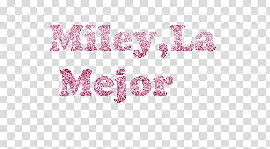 Miley La Mejor transparent background PNG clipart