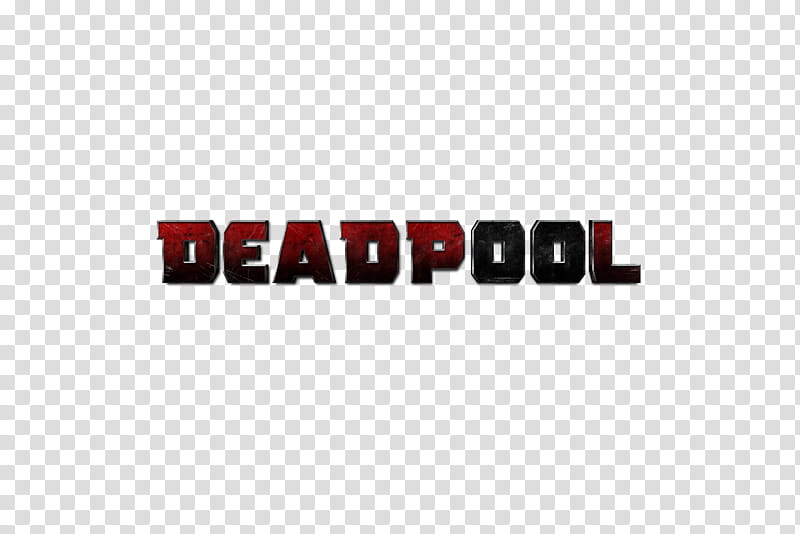 Marvel DEADPOOL Logo, Deadpool text with blue background transparent background PNG clipart