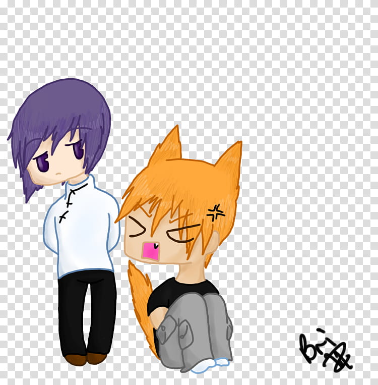Yuki and Kyo collab transparent background PNG clipart