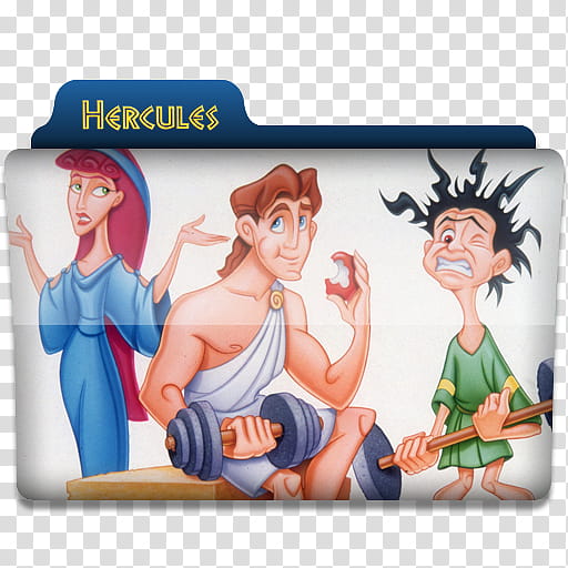 Windows TV Series Folders G H, Disney's Hercules transparent background PNG clipart