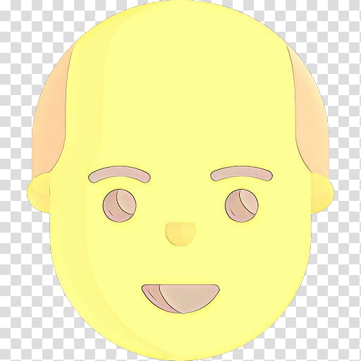 Smiley Face, Nose, Yellow, Forehead, Cheek, Cartoon, Line, Mouth transparent background PNG clipart