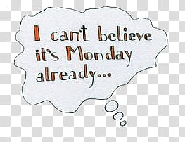 , i can't believe it's Monday already... though bubble transparent background PNG clipart