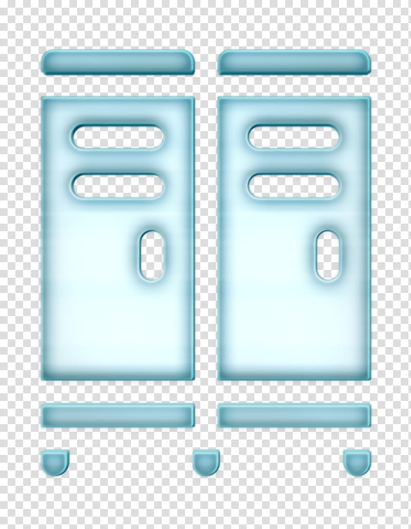 Fitness icon Locker icon, Line, Rectangle, Square transparent background PNG clipart