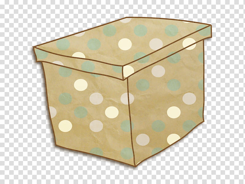 Twas The Night Before Christmas, brown and white polka-dot box illustration transparent background PNG clipart