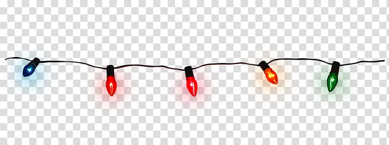 Christmas Lights s, red, blue, orange, and green string lights transparent background PNG clipart