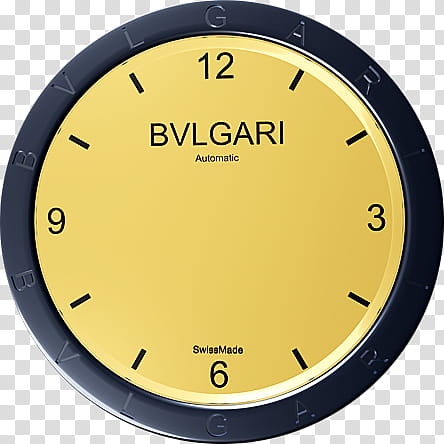Bvlgari Clock for Object Dock, clock bvlgari transparent background PNG clipart