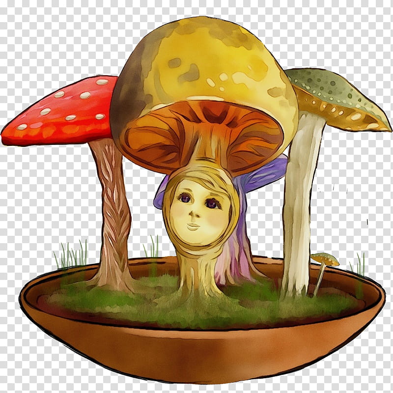 Mushroom, Fairy, Child, Magic Mushrooms, Drawing, Spore, Spirit, Night transparent background PNG clipart