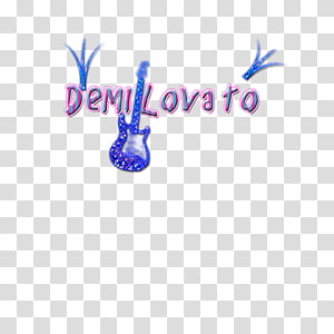 Texto Demi Lovato transparent background PNG clipart thumbnail