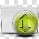 Torrent Icons, Torrent Folder  (Close), green planet file folder transparent background PNG clipart
