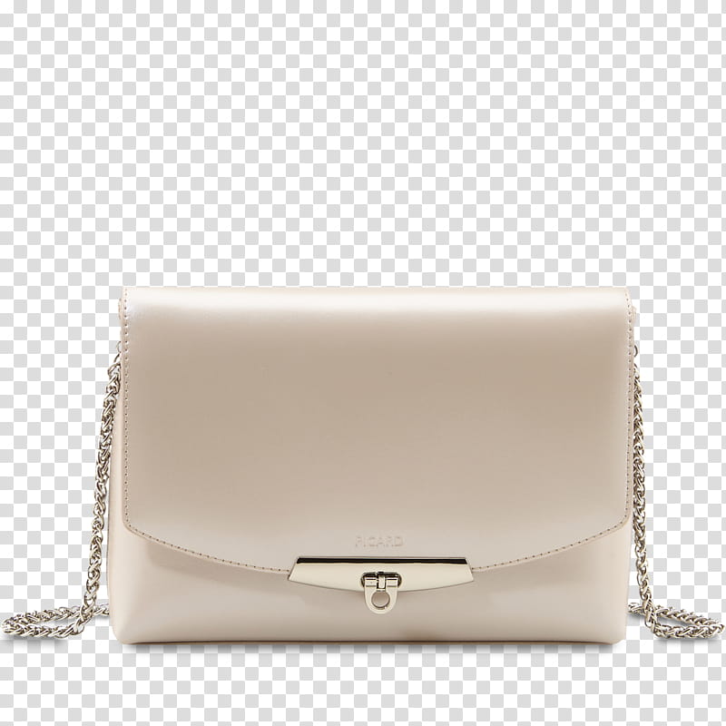 Shoulder Bag M White, Handbag, Leather, Beige, Chain transparent background PNG clipart