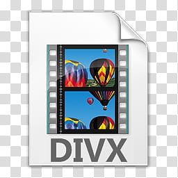 Audio et video files vista, DIVX icon transparent background PNG clipart