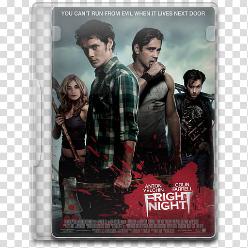 Movie Icon , Fright Night, Fright Night DVD case transparent background PNG clipart