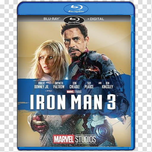 Iron Man  V Blu Ray  transparent background PNG clipart