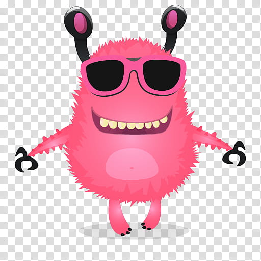 Monster, Comics, Troll, Character, Fear, Facial Expression, Pink, Smile transparent background PNG clipart