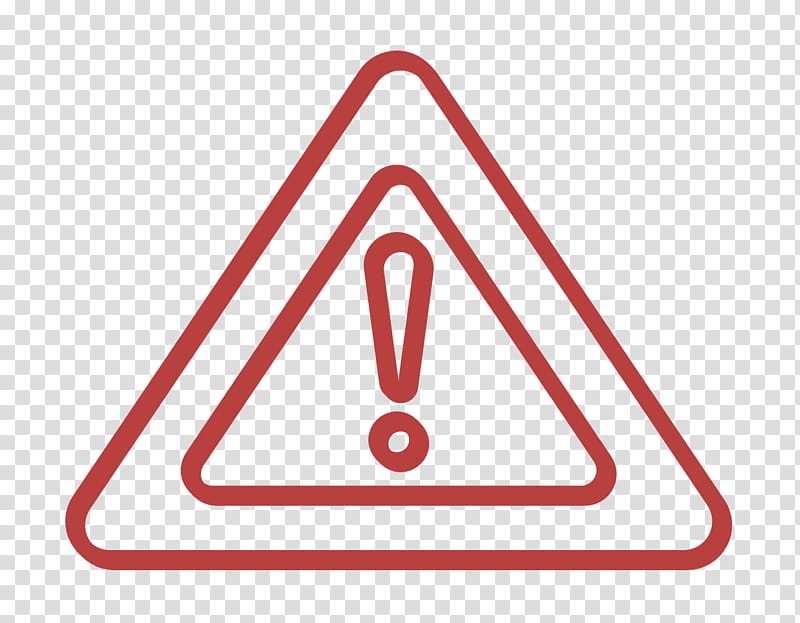 alarm icon alert icon caution icon, Danger Icon, Exclamation Icon, Sign Icon, Warning Icon, Triangle, Line, Signage transparent background PNG clipart