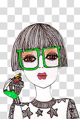 Hipster Dolls , Hipstah {} icon transparent background PNG clipart
