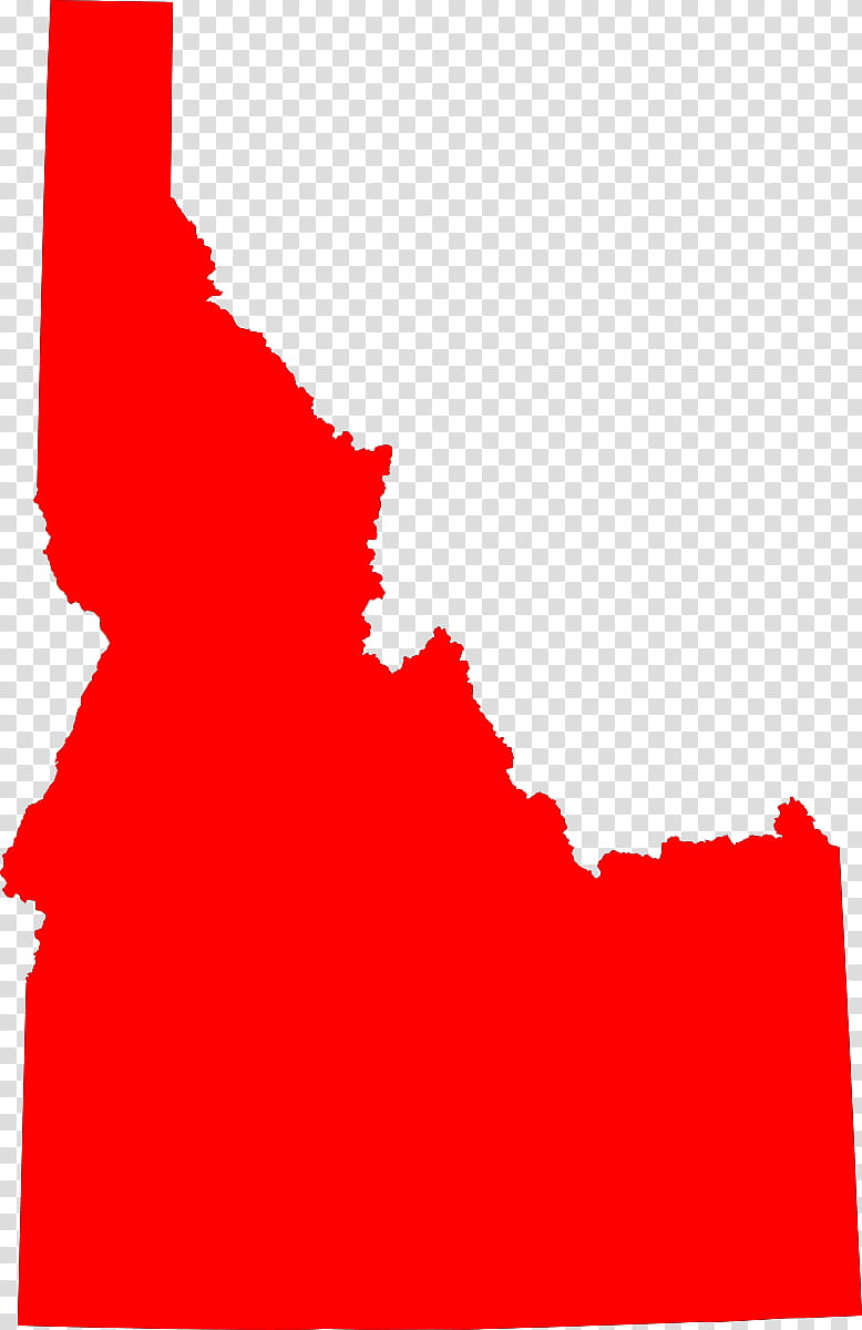 Idaho Red, United States Of America, Line, Silhouette, Area, Black And White
, Angle transparent background PNG clipart
