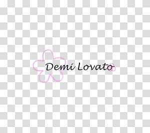 Texto de Demi Lovato transparent background PNG clipart thumbnail