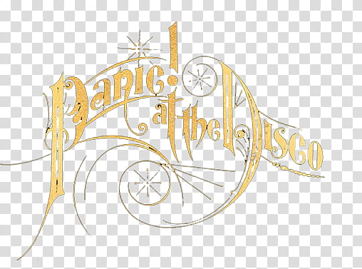 Panic at the disco logo, Panic at the Disco illustration transparent background PNG clipart