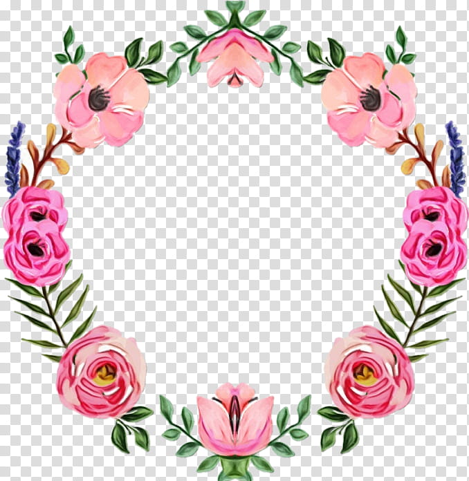 Watercolor Wreath, Watercolor Painting, Floral Design, Flower, Drawing, Birthday
, Rose, May 10 transparent background PNG clipart