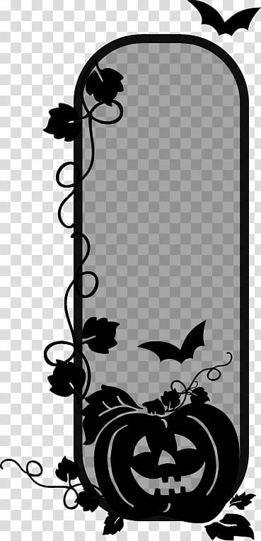 Halloween, black Halloween decor transparent background PNG clipart