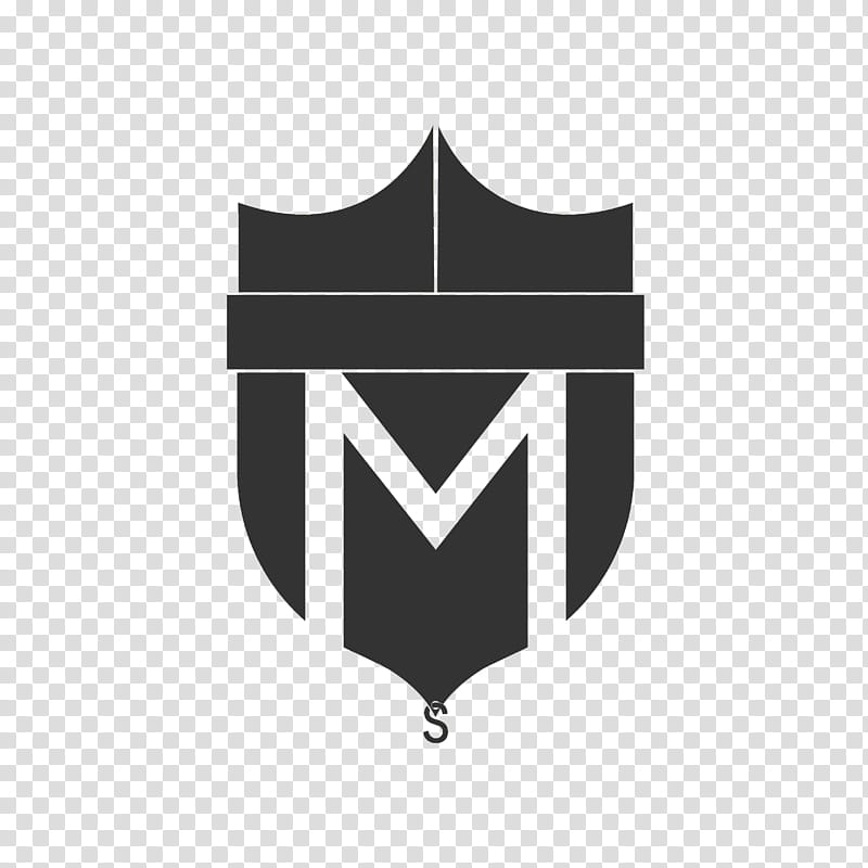 Shield Logo, Angle, Black M, Emblem, Symbol, Blackandwhite transparent background PNG clipart