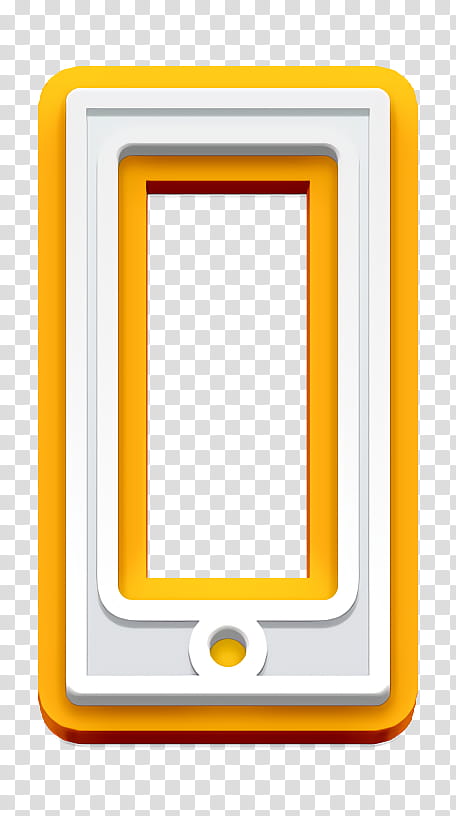 call icon communication icon message icon, Mobile Icon, Phone Icon, Smartphone Icon, Telephone Icon, Yellow, Line, Frame transparent background PNG clipart