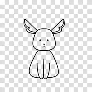 Rabbit Base Free to Use, black rabbit transparent background PNG clipart