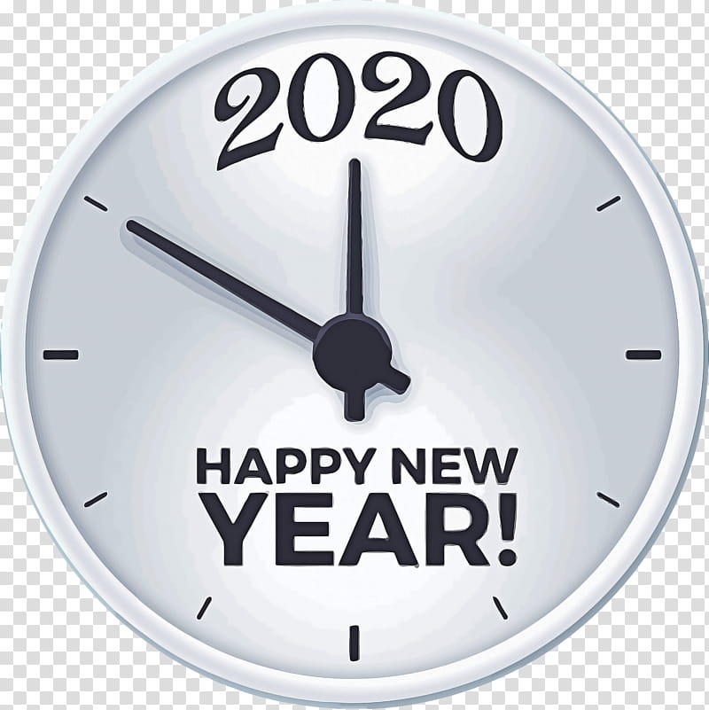 happy new year 2020 new years 2020 2020, Clock, Wall Clock, Home Accessories, Furniture, Interior Design, Circle transparent background PNG clipart