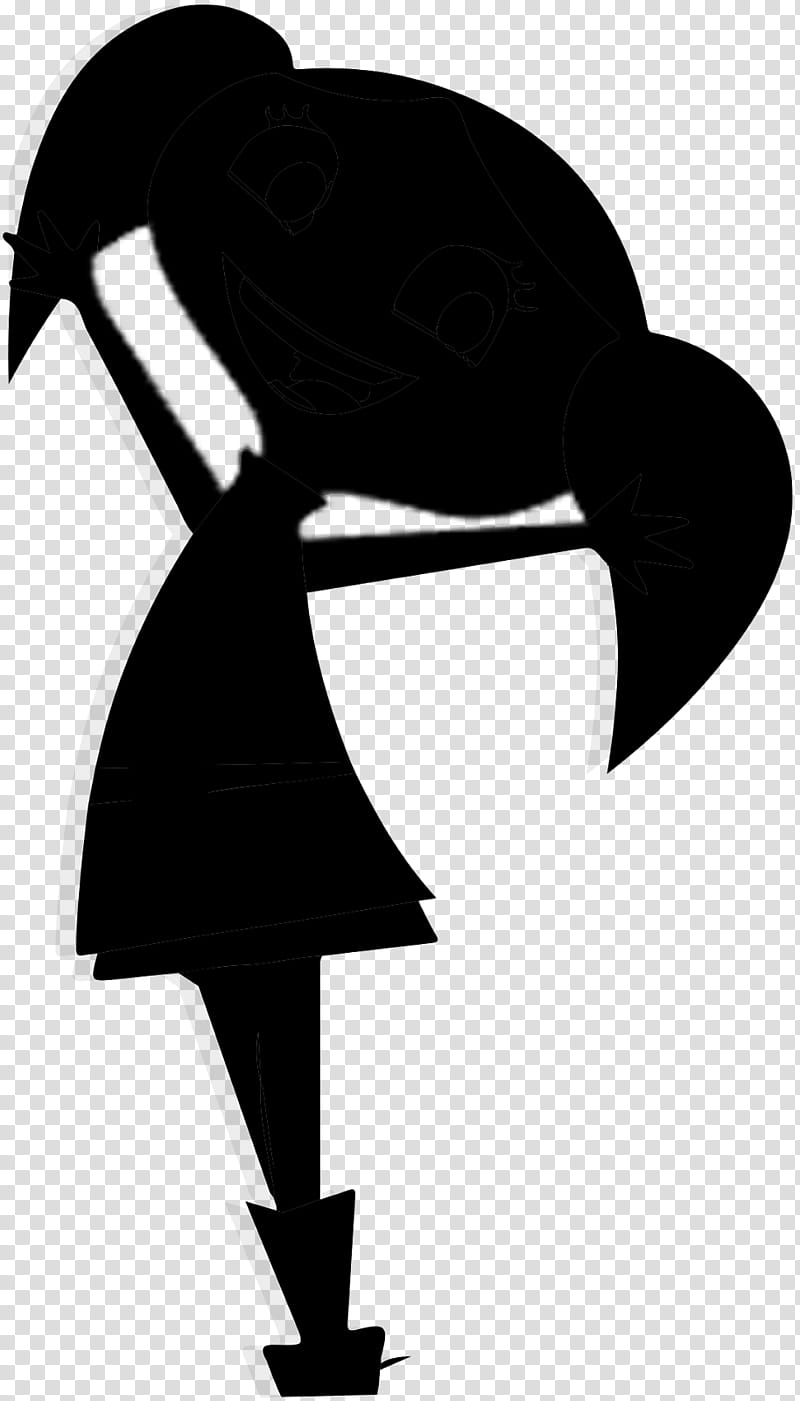 Shoulder Blackandwhite, Character, Silhouette, Headgear transparent background PNG clipart