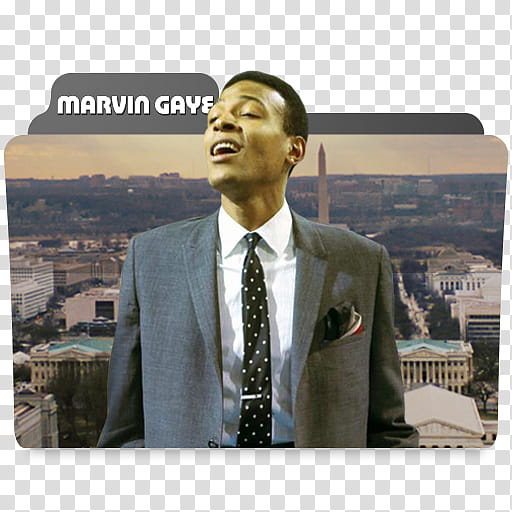 Marvin Gaye Folder Icon transparent background PNG clipart