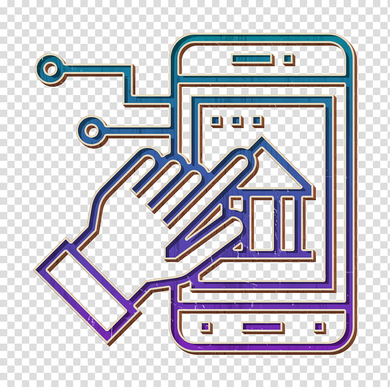 Online banking icon App icon Digital Banking icon, Technology transparent background PNG clipart