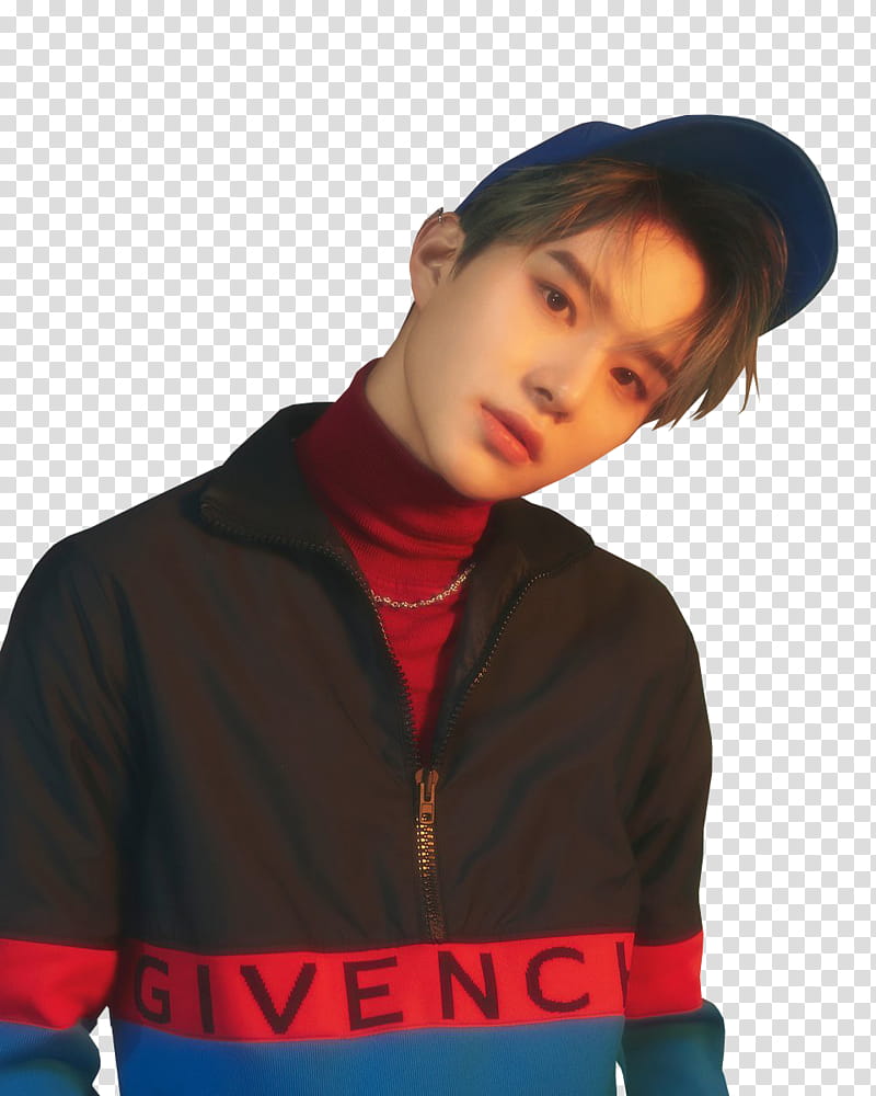 NCT U BOSS , man bending his head down transparent background PNG clipart