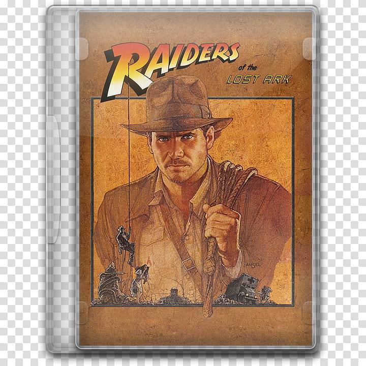 Indiana Jones Quadrilogy Plastic Case Cover,  transparent background PNG clipart