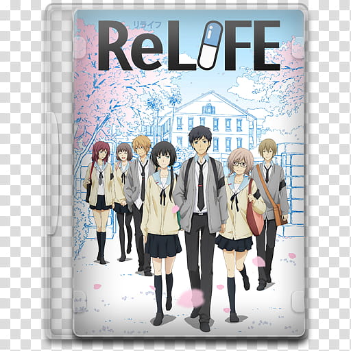 TV Show Icon , ReLIFE, ReLIFE case transparent background PNG clipart