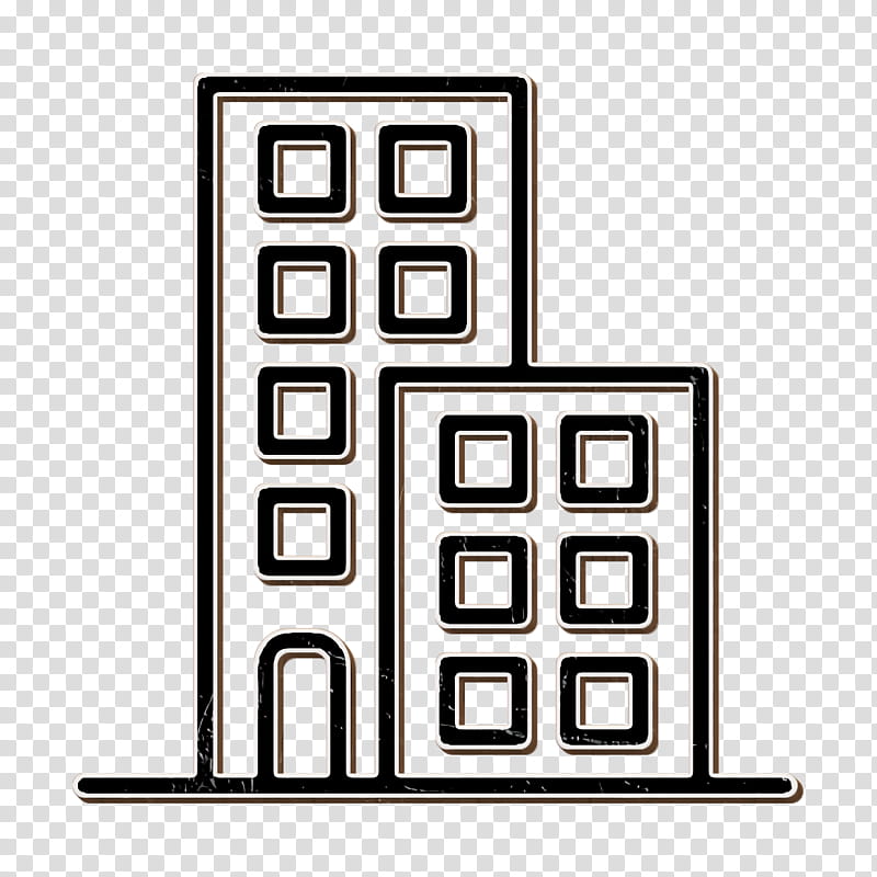Urban icon Building icon, Rectangle transparent background PNG clipart
