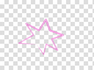 DELUCES NEON DE COLORES, pink star doodle transparent background PNG clipart